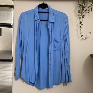 Sky blue Talula button up